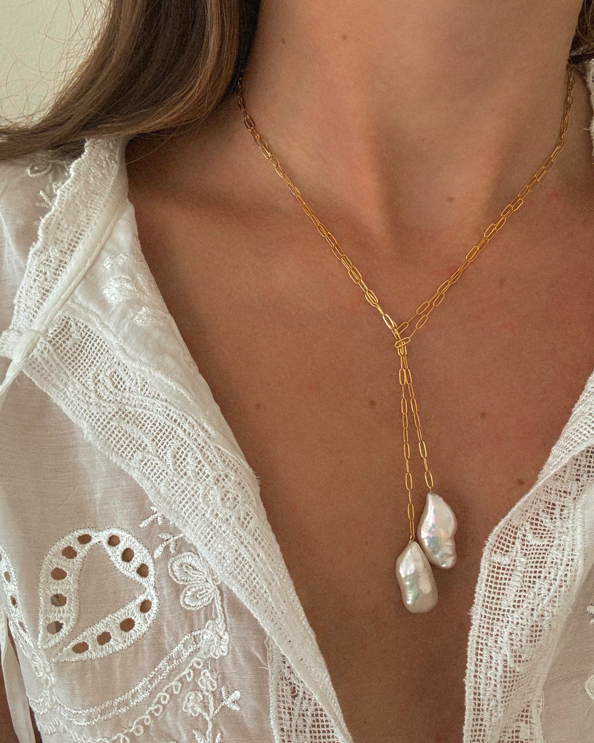 Convertible Pearl Necklace