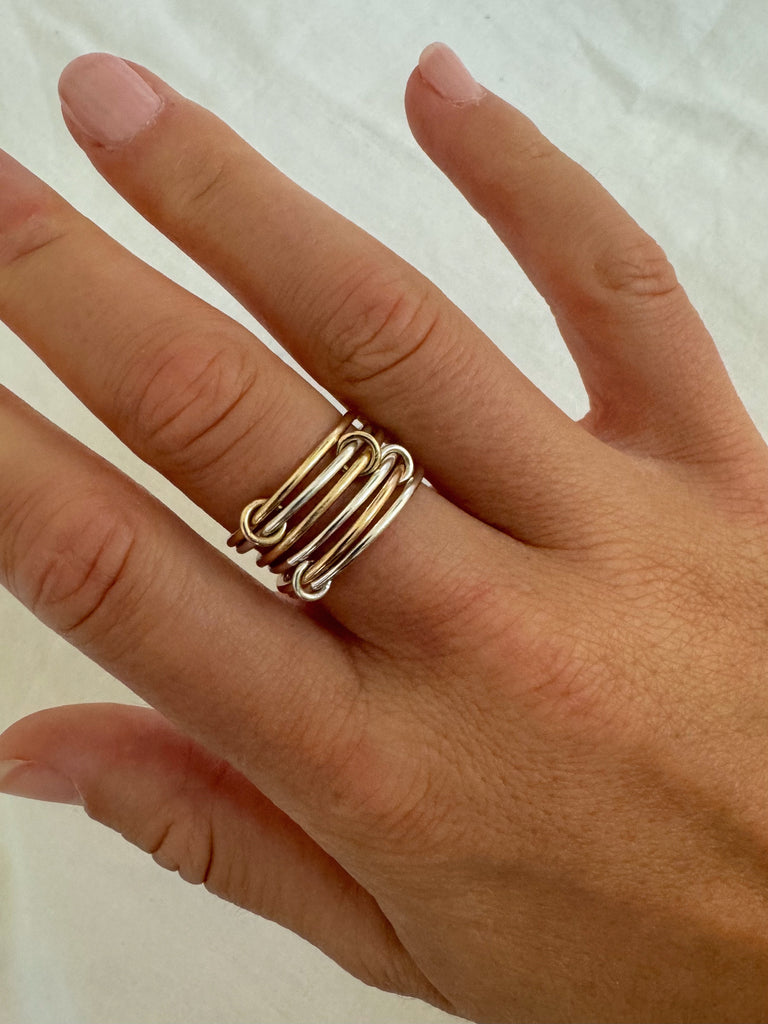 Stacked Triumph Rings, Spinelli Kilcollin Dupe