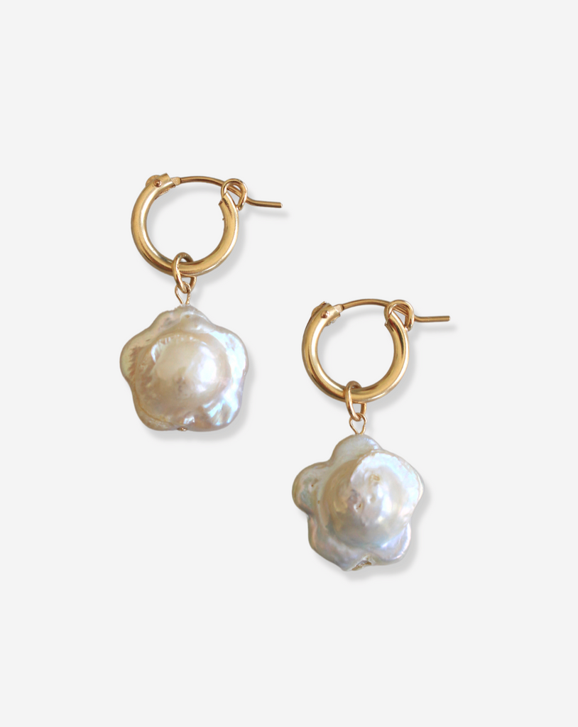 Pearl Botanical Earrings